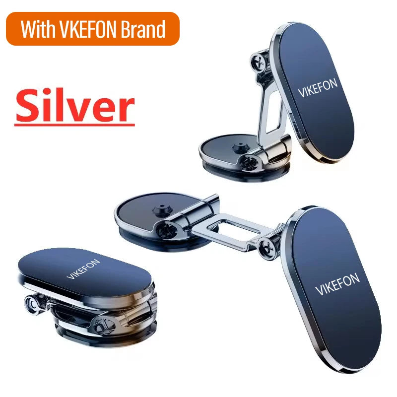 Suporte magnético para telefone de carro 1080 Suporte para smartphone GPS Suporte dobrável para telefone no carro para iPhone 14 13 12 11 Samsung Xiaomi