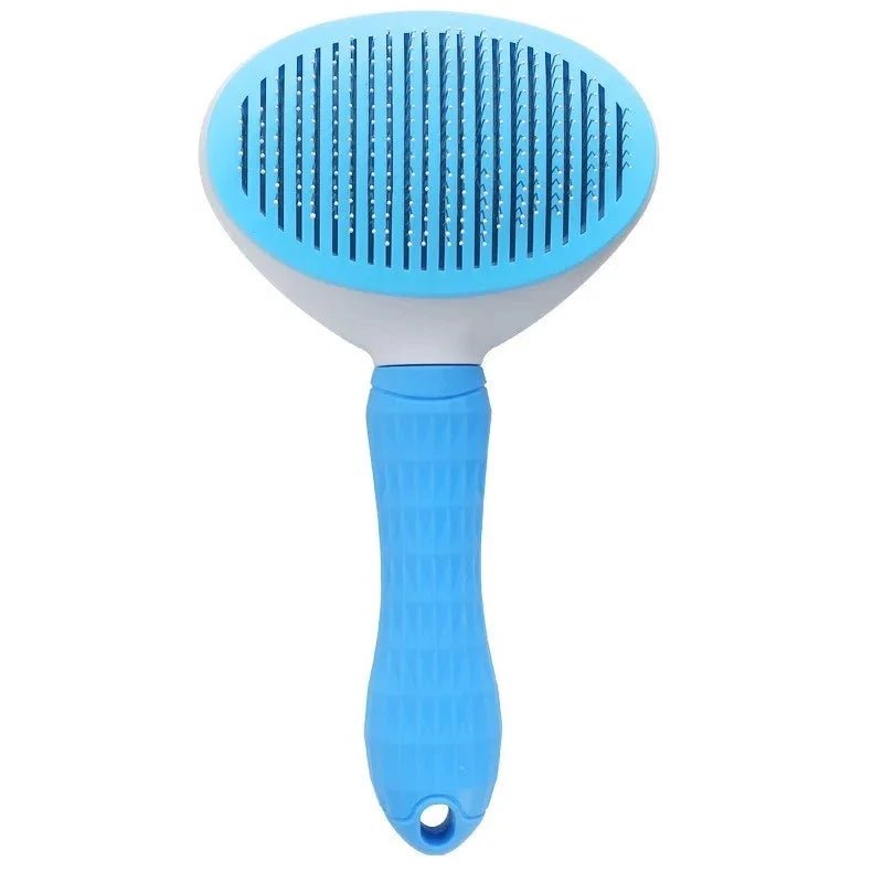Escova para cães e gatos, pente autolimpante, removedor de pelos de animais de estimação, ferramentas de higiene para cães e gatos, pente para desembaraçar animais de estimação, acessórios para cães
