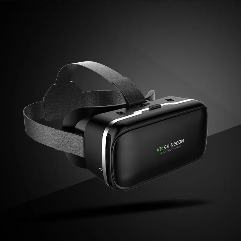 VR Shinecon 10.0 Capacete Óculos 3D Realidade Virtual Casque Para Smartphone Óculos de Proteção para Smartphones Fone de Ouvido Viar Videogame Binóculos