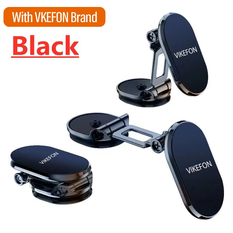 Suporte magnético para telefone de carro 1080 Suporte para smartphone GPS Suporte dobrável para telefone no carro para iPhone 14 13 12 11 Samsung Xiaomi