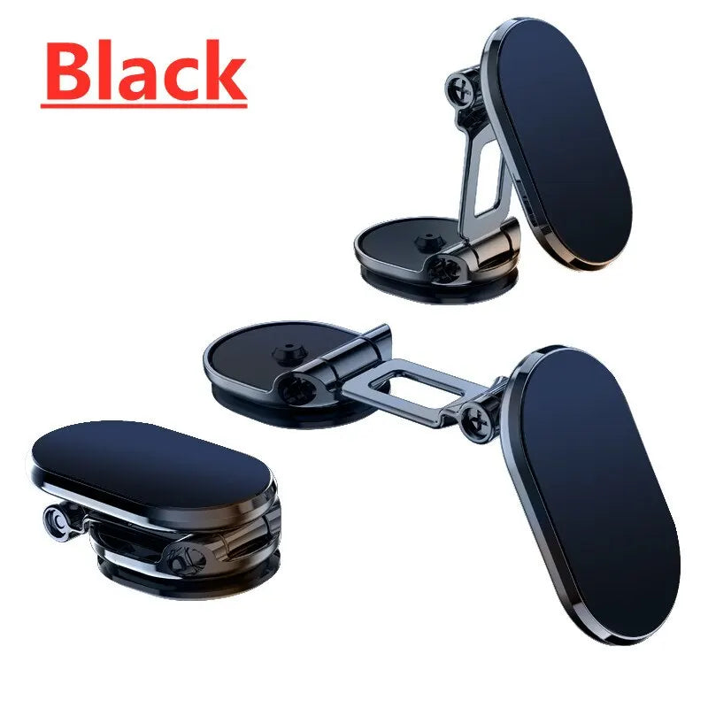 Suporte magnético para telefone de carro 1080 Suporte para smartphone GPS Suporte dobrável para telefone no carro para iPhone 14 13 12 11 Samsung Xiaomi