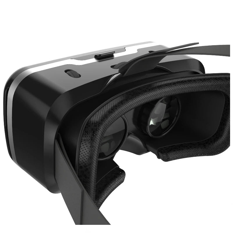 VR Shinecon 10.0 Capacete Óculos 3D Realidade Virtual Casque Para Smartphone Óculos de Proteção para Smartphones Fone de Ouvido Viar Videogame Binóculos