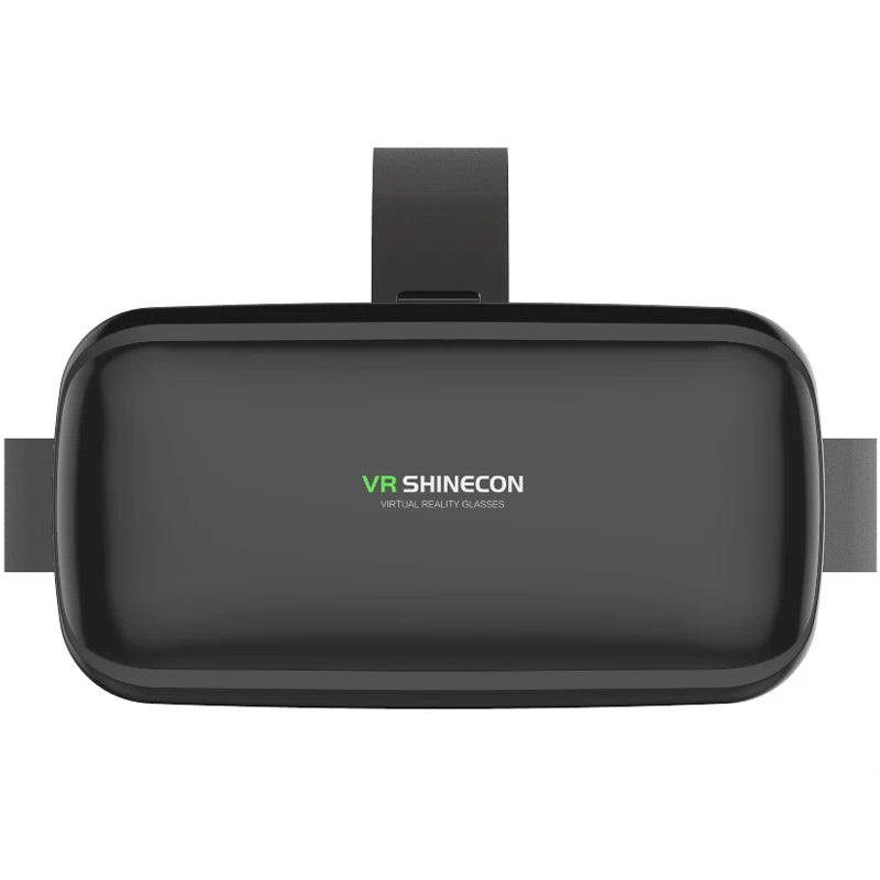 VR Shinecon 10.0 Capacete Óculos 3D Realidade Virtual Casque Para Smartphone Óculos de Proteção para Smartphones Fone de Ouvido Viar Videogame Binóculos